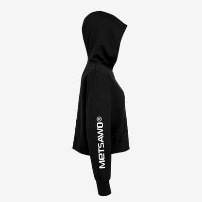 Hoodie 1/2 oversize West Indian black