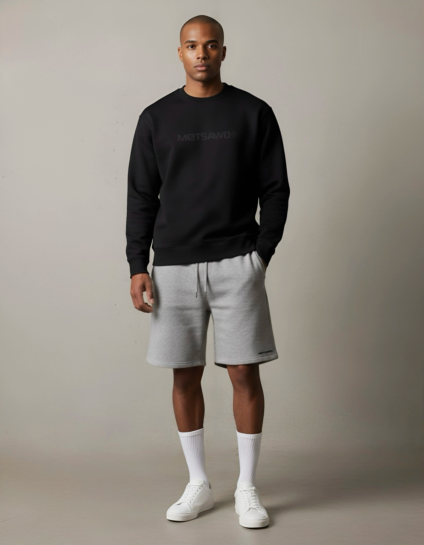 Short jogging Wo Grey