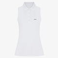 Polo blanc Metsawo® sans manche femme