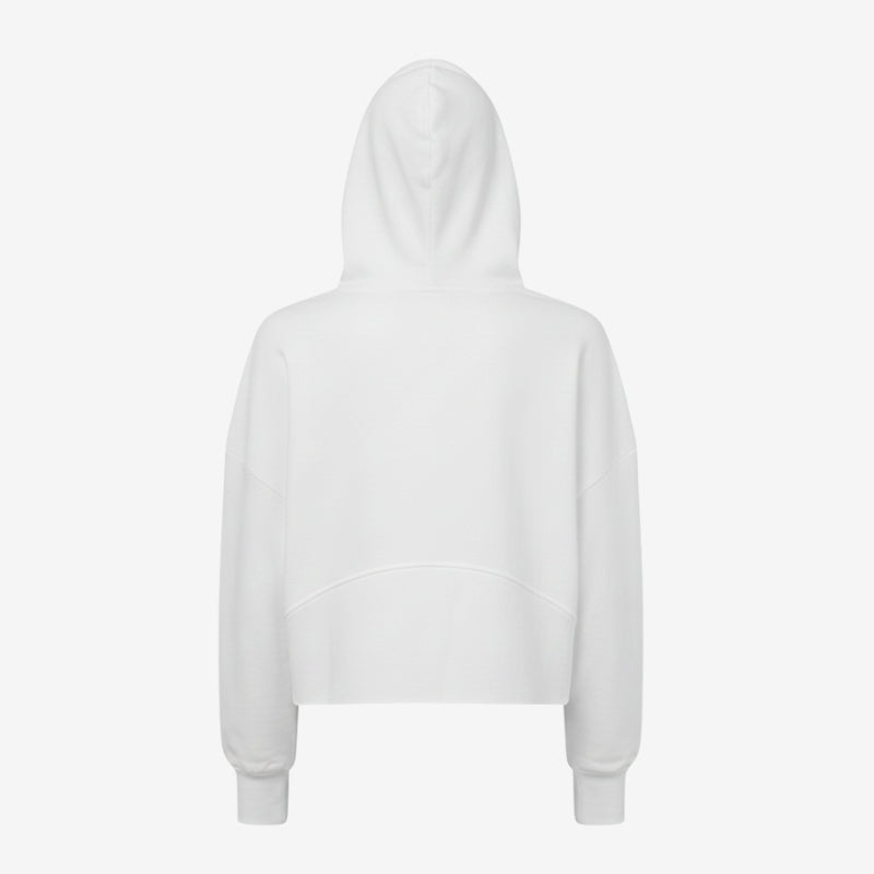 Hoodie 1/2 oversize West Indian white